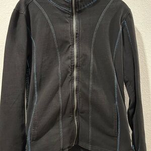 Kuhl Black Jacket with Blue Accents